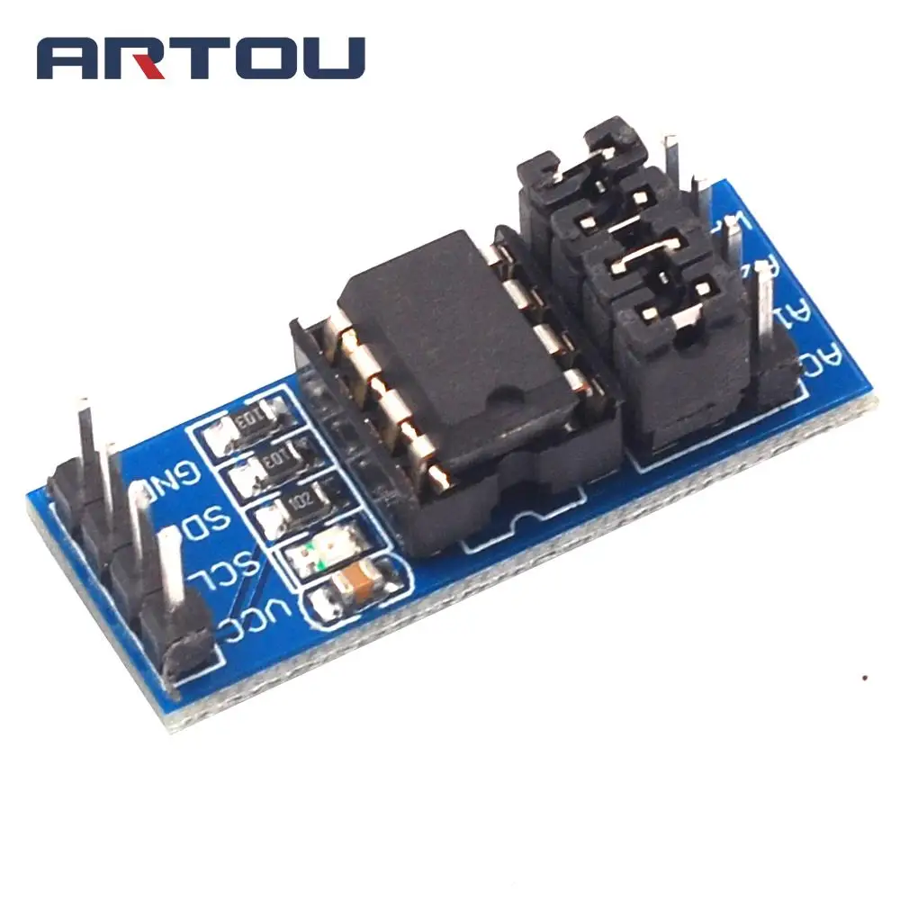 AT24C01 AT24C02 AT24C04 AT24C08 AT24C16 AT24C32 AT24C64 AT24C128 AT24C256 Memory Module I2C Interface EEPROM