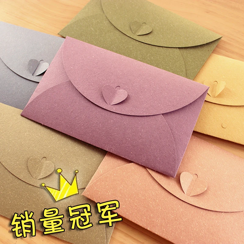  QSHOIC 50pcs/set Envelopes for Invitations Weeding Envelope 17.5*11cm(1inch=2.54cm) Paper Envelopes