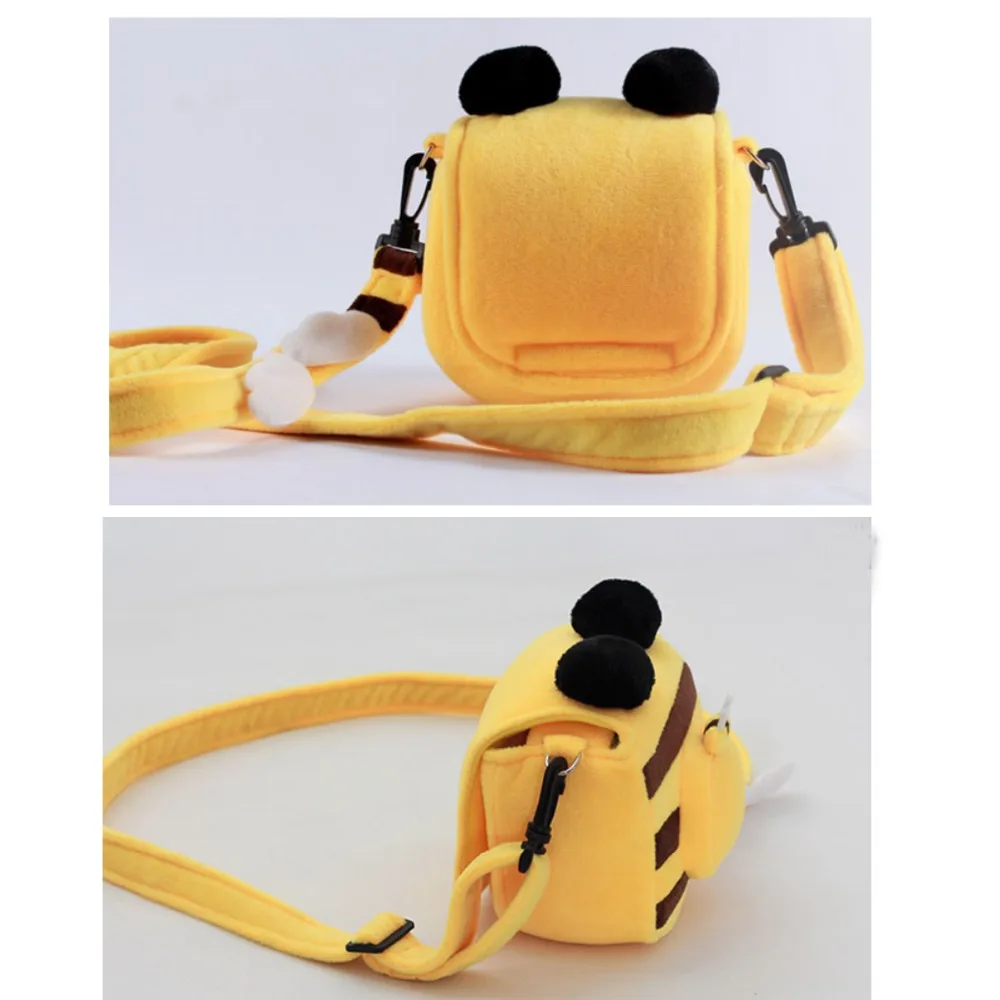 Милая мягкая короткая плюшевая сумка на плечо сумка для камеры с ремнем на плечо для instax mini 9 чехол Mini 8 25 70 7s 7c Фото Сумка