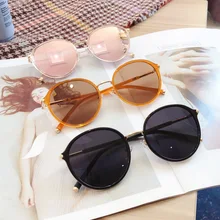 Новые Солнцезащитные очки женские поляризованные круглые оправы Солнцезащитные очки могут быть оснащены близорукостью Ретро коричневые очки