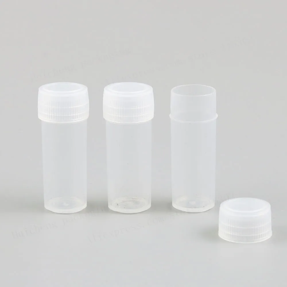 100 x 4g small empty Travel plastic bottle 4cc mini plastic tube plstic