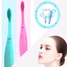 Пищевая силиконовая переносная электрическая зубная щетка, гигиена полости рта, Электрический отбеливающий массаж зубов, стоматологические инструменты, стоматологические инструменты