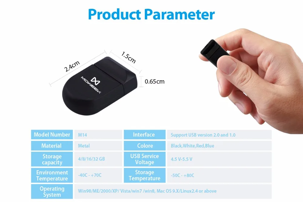 Moweek Супер Мини крошечный USB флеш-накопитель высокого качества 4 ГБ 8 ГБ 16 ГБ 32 ГБ 64 ГБ флеш-накопитель USB 2,0 карта памяти cle usb ключ флешка