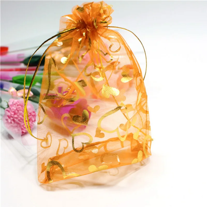 Buy CCALOFE 10PCs Love Peach Heart Shaped Gauze Lace