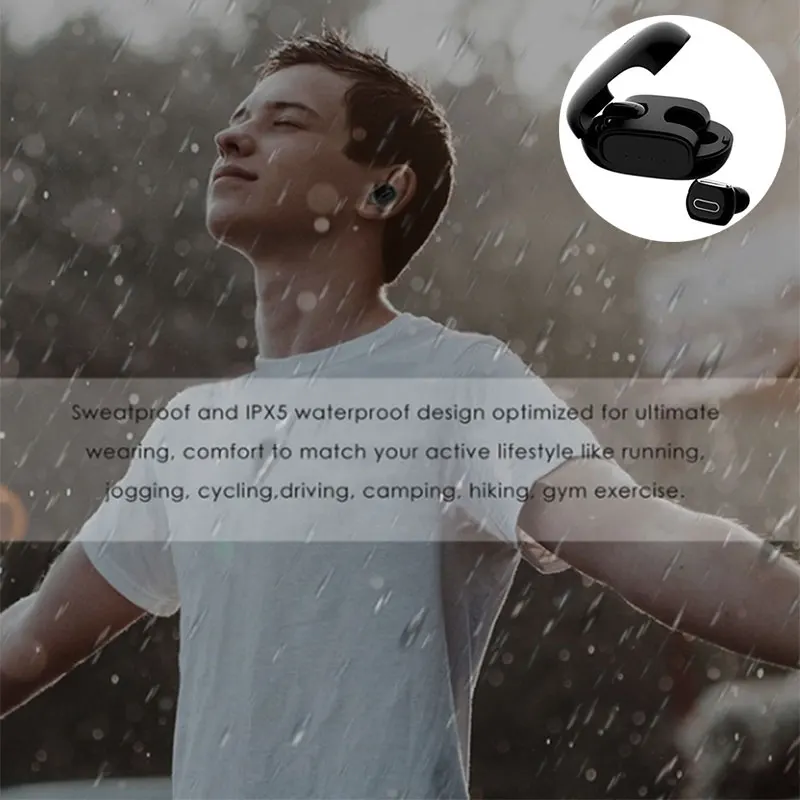 G1 Bluetooth наушники Mini True Беспроводной стерео наушники-вкладыши TWS с Handsfree автомобильные гарнитуры зарядным устройством с микрофоном для смартфонов