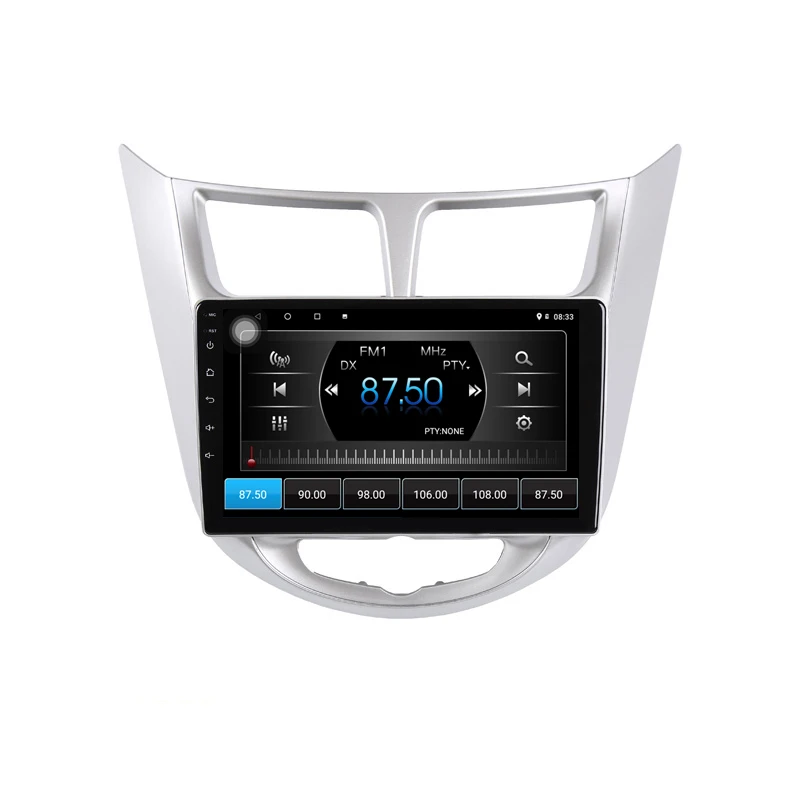 Excellent 10" 4G RAM 2.5D IPS 8CORE Android 9.1 Car DVD Multimedia Player GPS for Hyundai Solaris accent Verna i25 audio radio  navigation 21