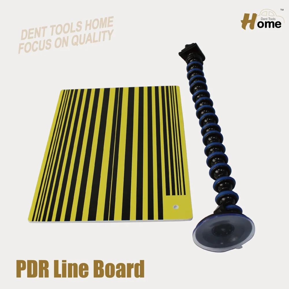 

pdr light reflector lineboard yellow black auto car body dent repair tools with suction cup