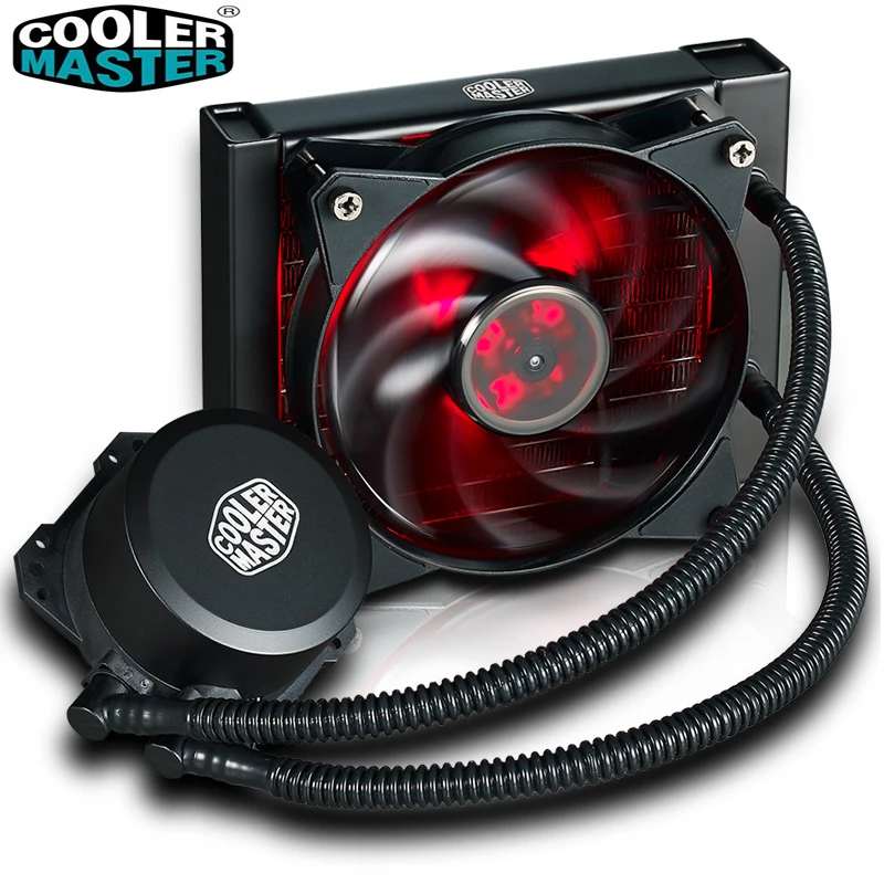 Кулер Cooler Master B120 cpu жидкостный кулер 120 мм красный светодиодный тихий вентилятор для Intel 1151 1150 2011 2066 и AMD AM4 cpu кулер для воды