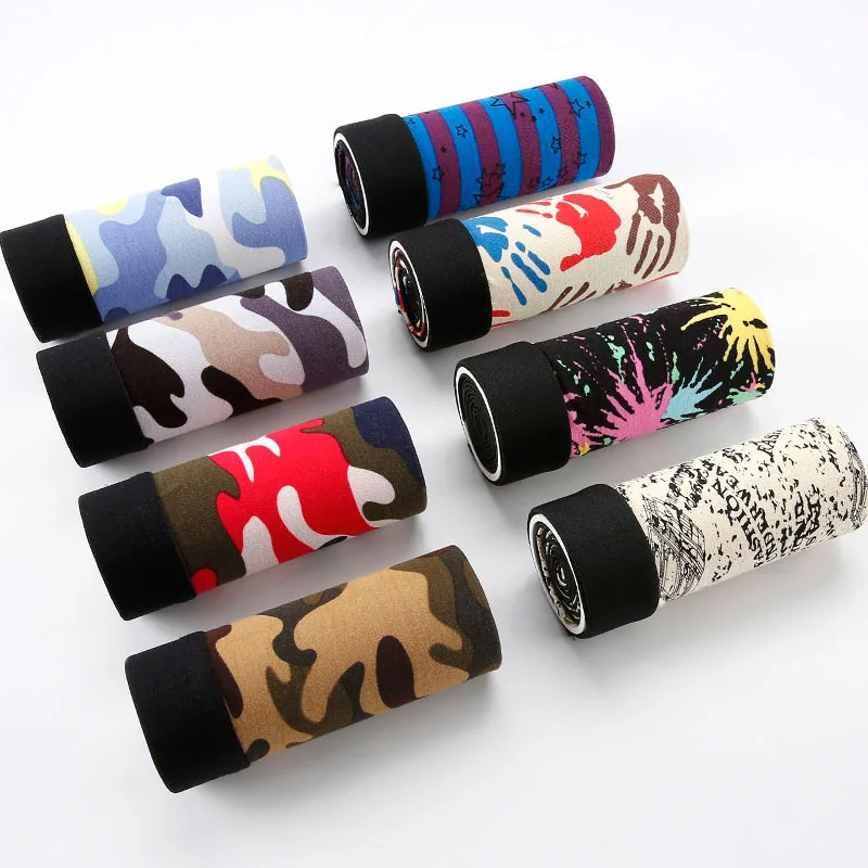 

10pcs/lot Male Underwear Modal Underpants Men Panties Shorts Breathable Boxer Weed Print Pattern Underwear Mens Boxers