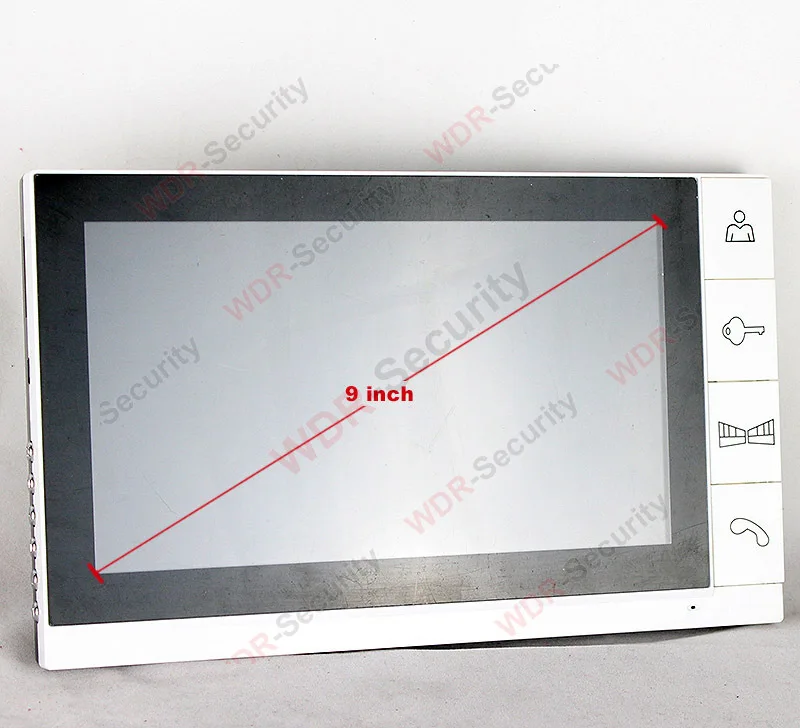 Видеодомофон с 9 дюймовым ЖК экраном домофонная система SD рекордер домофон