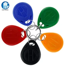 RFID брелоки 125 кГц TK4100 EM Брелоки для ключей Пластиковые TK4100 EM4100 EM4200 метки Жетоны для системы контроля доступа(упаковка из 10 шт