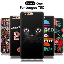 Eiimoo original bonito dos desenhos animados impressão funda capa para leagoo t5c caso 5.5