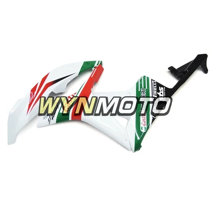 Мотоцикл Обтекатели Средства ухода за кожей рамки для Honda CBR600RR F5 год 07 08 белый красный зеленый в полоску ABS Пластик инъекций Спортбайк обтекатель