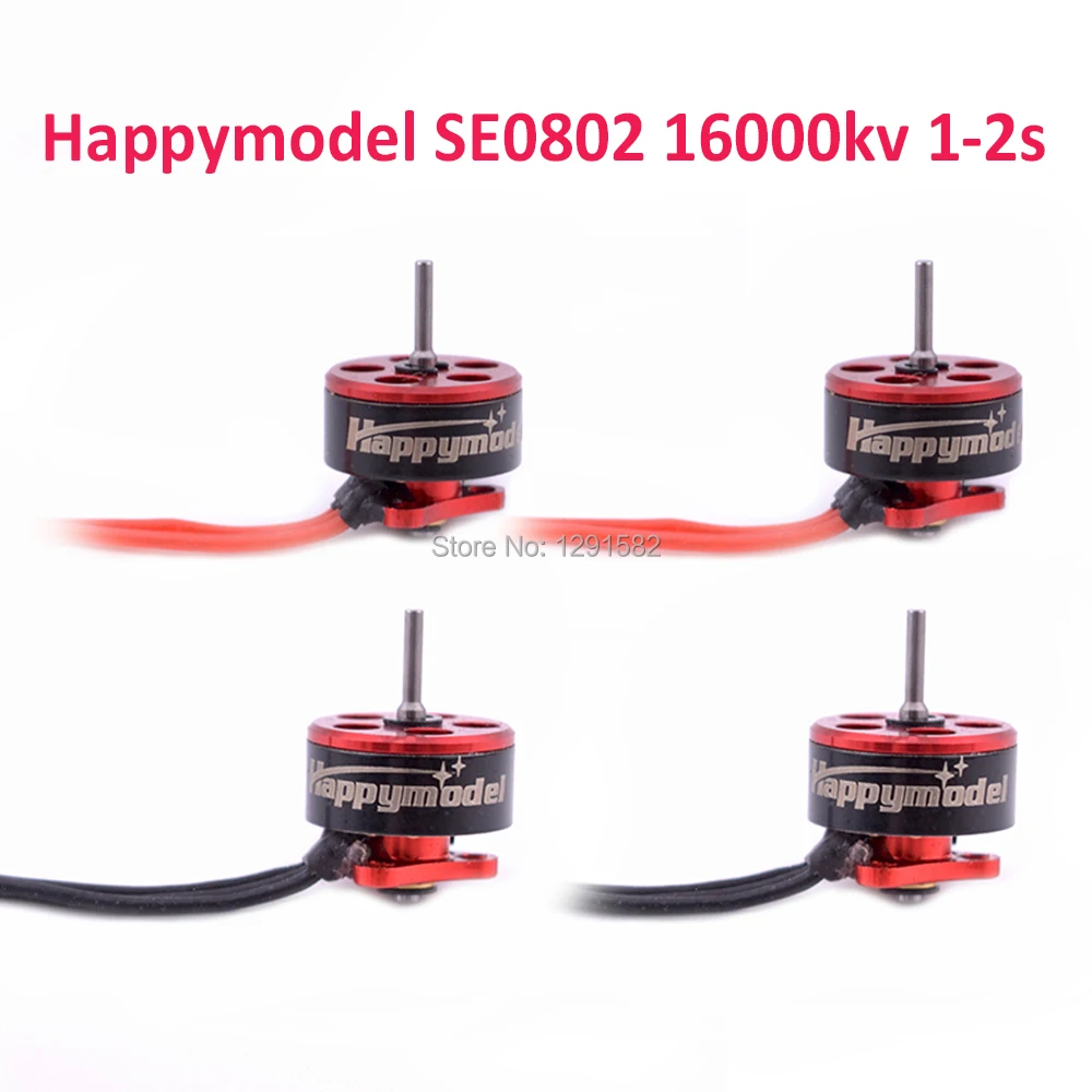 Happymodel SE0802 0802 1 2S 16000KV миниатюрный бесщёточный электродвигатель для Mobula7 Snapper7 RC