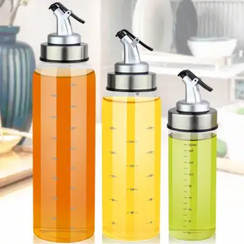 

Cooking Seasoning Bottle Glass Sealed Leak-proof Lecythus Sauce Vinegar Oil Dispenser Pot Household Kitchen Tools Accessories