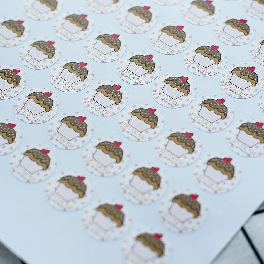 

#20BGJ-Free postage-diameter25mm Lovely stickers, Pastry stickers, gift box stickers, round stickers, bag bib cup