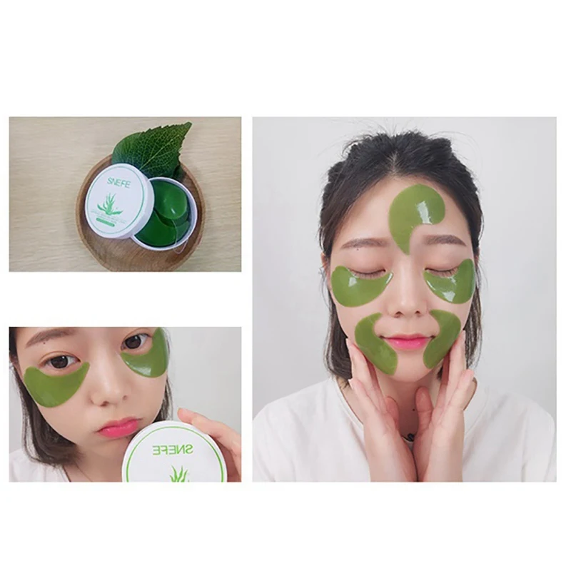 

Seaweed Crystal Collagen Eye Mask Hydrating Smooth Fine Lines Removal Black Circle Eye Patches for Eyes Care Sleep Masks