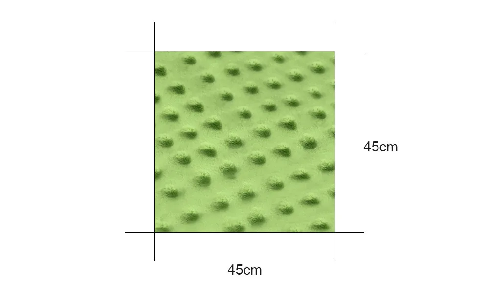 6 шт./лот высокое качество Минки Dot плюшевая ткань 45x50 см дома ручной работы материалы ткань из микрофибры для маленьких eco-friendly EN-71