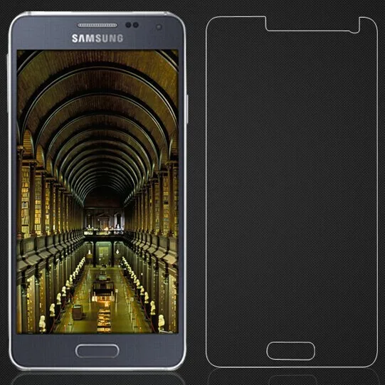 

2.5D Tempered Glass For Samsung Galaxy Alpha High Quality Protective Film Explosion-proof Screen Protector for G8508S