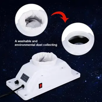 

Electric Nail Dust Collector Nail Vacuum Cleaner Machine Nail Dust Removal Manicure Suction Machine Dust Collector Tool 220-240V