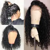 360 Lace Frontal Wig Pre Plucked With Baby Hair Brazilian Curly Lace Front Human Hair Wigs For Women 180 Black Ever Beauty Remy