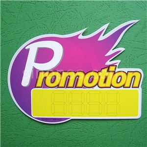 Рекламные всплески, в форме бумаги цена карты звезда знак поп ценообразование билетов дисплей рекламный баннер этикетка тег специальное предложение плакат - Цвет: promotion 2