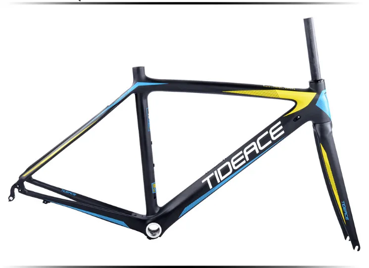 Perfect 2017-2018 Tideace aero Cadre Route Frameset Made in China Carbon Fiber Road Bike Frame Bicycle Frame 50/53/55cm 17