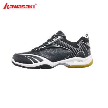 

2018 NEW Kawasaki Sneakers Badminton Shoes Indoor Court Sports Shoe Black Anti-Slippery Encapsulated Light K-155