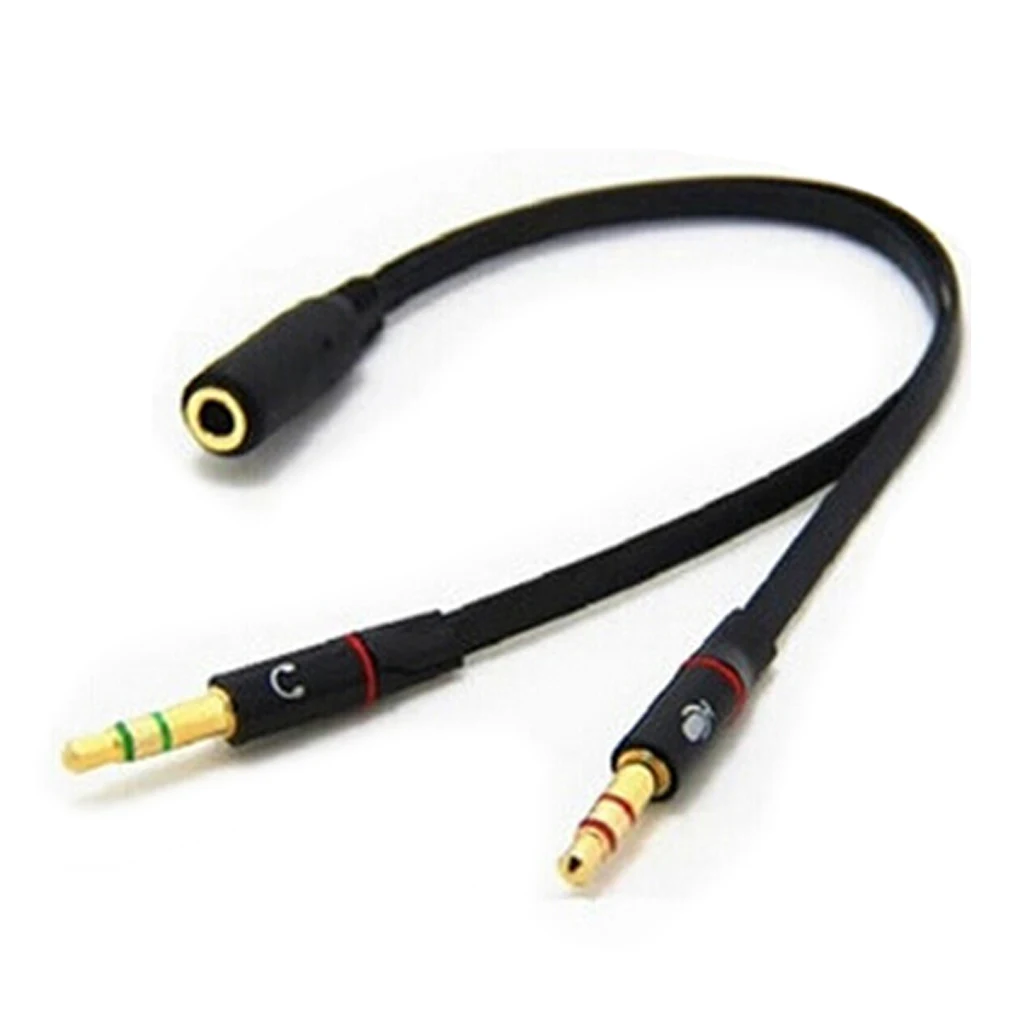 

3.5mm Jack Male to Female Microphone Earphone Extension Aux Audio Splitter Cable Y Stereo Splitter for iPhone 5s 6 7 8 X plus
