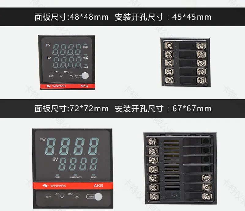 AK6-APL110 BP DP EPL210 PT100 цифровой Дисплей интеллигентая(ый) Температура контроллер