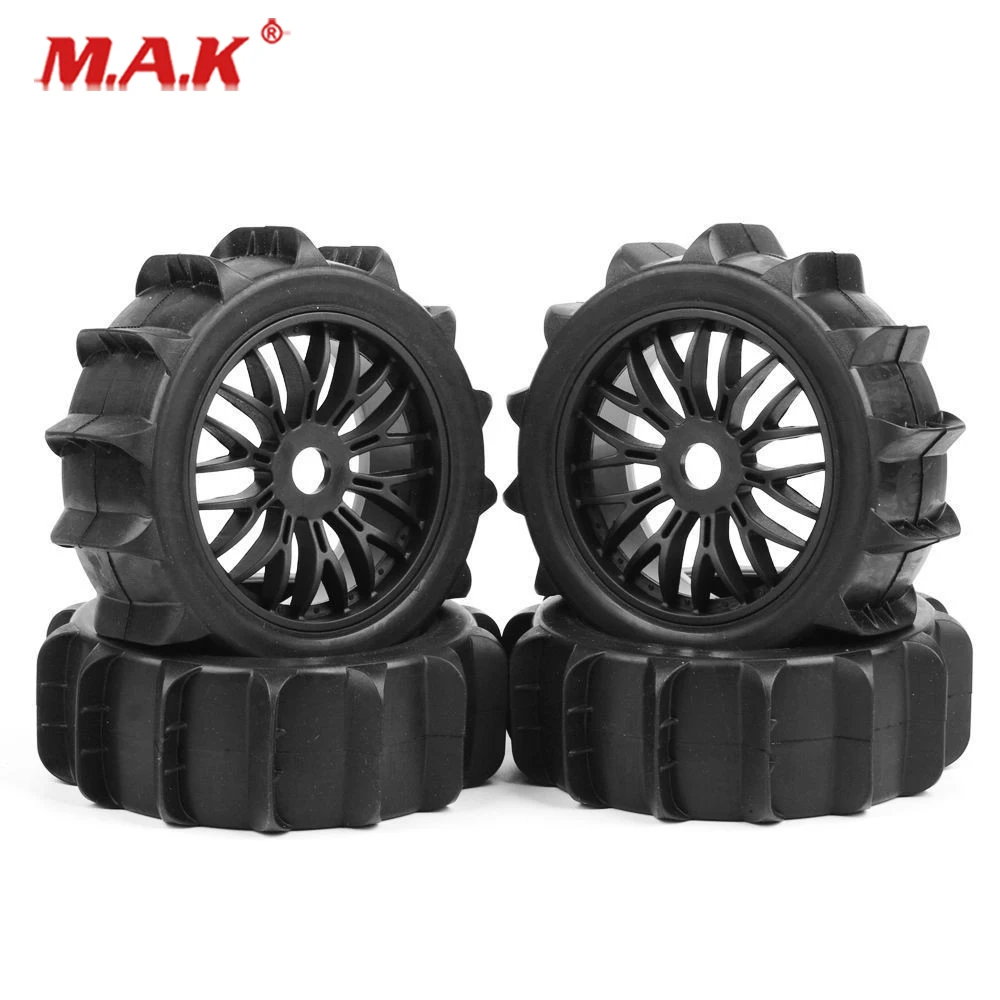 

1:8 Scale Desert Beach Snowfield Model Car Tires and Wheel with 17mm Hex fit RC Buggy Off-Road Car Model Toys Accessories