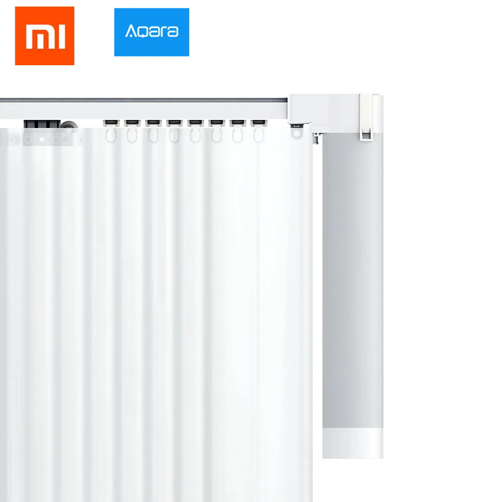 xiaomi mi jia Aqara карниз мотор рельсы Zigbee wifi версия работа с mi home app для xiaomi Умный домашний бесшумный карниз