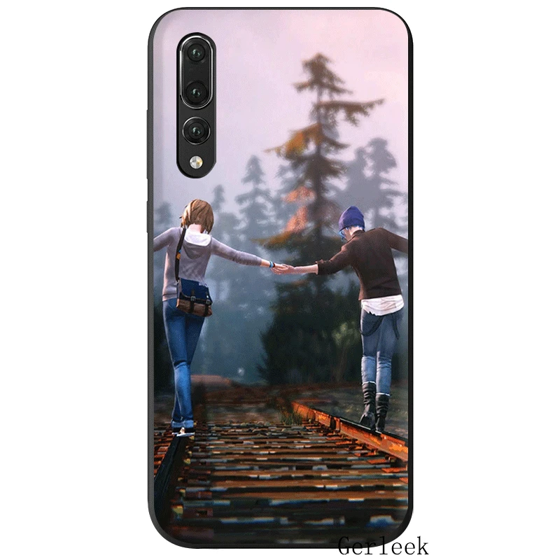 Черный мягкий чехол из ТПУ для Huawei P8 P9 P10 Lite P20 Pro MINI 2015 2016 2017 P Smart Shell|Чехлы-накладки|