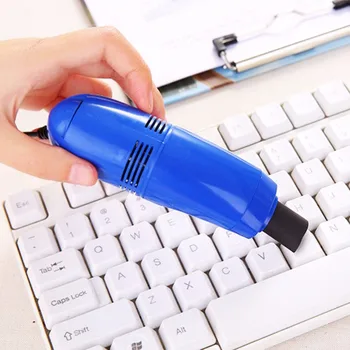 

1 Pc Portable Mini USB-Power Vacuum Cleaner with Brush for Computer &Office & Keyboard