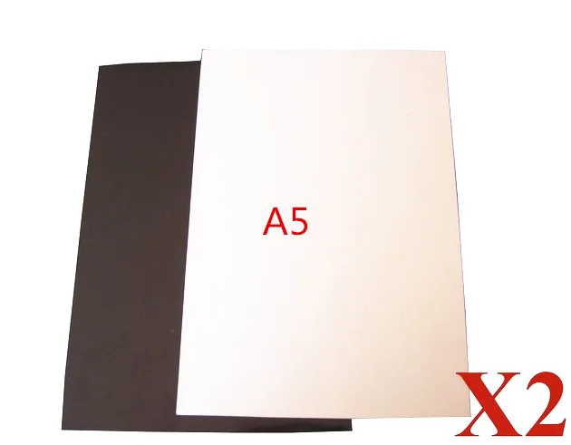 2pc lot a5 whiteboard vinyl magnetic white board magnet sheet fridge whiteboard magnetic sheet