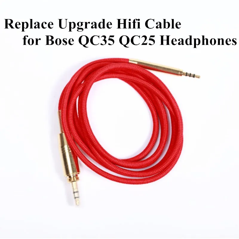 

Earphone Hifi Upgraded Cable 3.5mm to 2.5mm Port Headphone Replace Repair Audio Cables For Bose QC35 QC25 AE2 OE2i Headphones