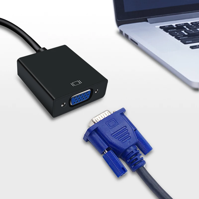 HDMI в VGA кабель конвертер адаптер мужской в Famale конвертер 1080P цифро-аналоговый видео аудио для ПК ноутбук планшет