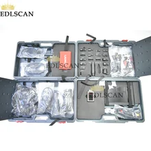 EDLSCAN автомобильный Грузовик 2 в 1 Запуск диагностического инструмента X431 V+ с HD сверхмощный модуль для бензинового и дизельного двигателя сканирования транспортного средства