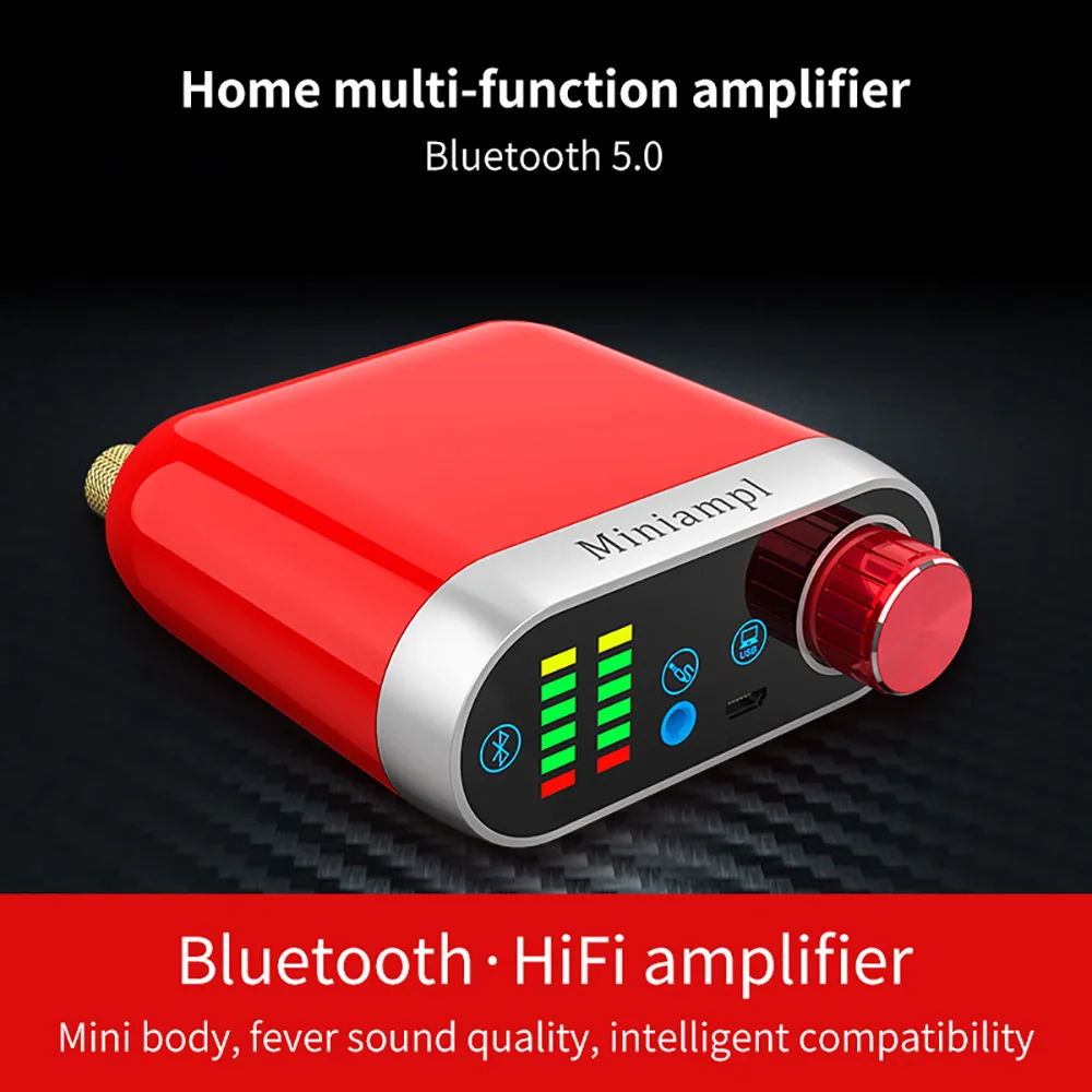 AIYIMA Amplificador Bluetooth 5,0 TPA3116 Мини цифровой Hi-Fi усилитель класса D аудио Плата стерео 50 Вт+ 50 Вт Мощный домашний усилитель