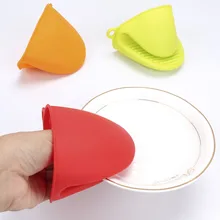 Новейшая модель; Силиконовое противоскользящее покрытие перчаток 1 шт. термостойкий выпечки Перчатка Микроволновая печь рукавицы для барбекю для Кухня печь Пособия по кулинарии аксессуары