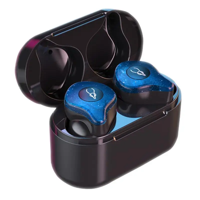 

Best Price TWS Sport Bluetooth Earphone 5.0 In-ear Wireless Earphone Built-in Mic Binaural Sweetproof Earphone With Charging Box