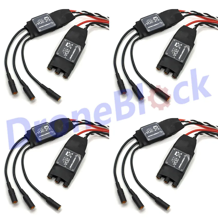 4 шт./лот Hobbywing XRotor бесщеточный ESC 20 Ампер с регулятором скорости SimonK UBEC для