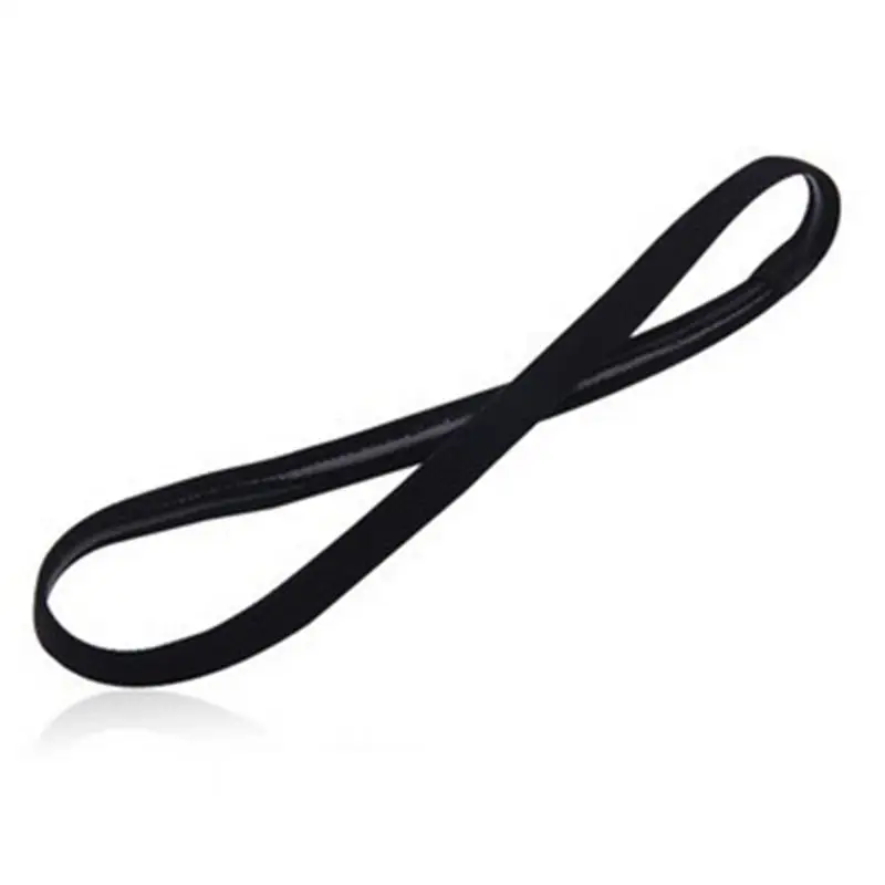 Black Уличная Экипировка, эластичная повязка на голову, для йоги, бега, футбола, аксессуары для волос, мягкая и удобная, для фитнеса, пота, модная - Цвет: Black