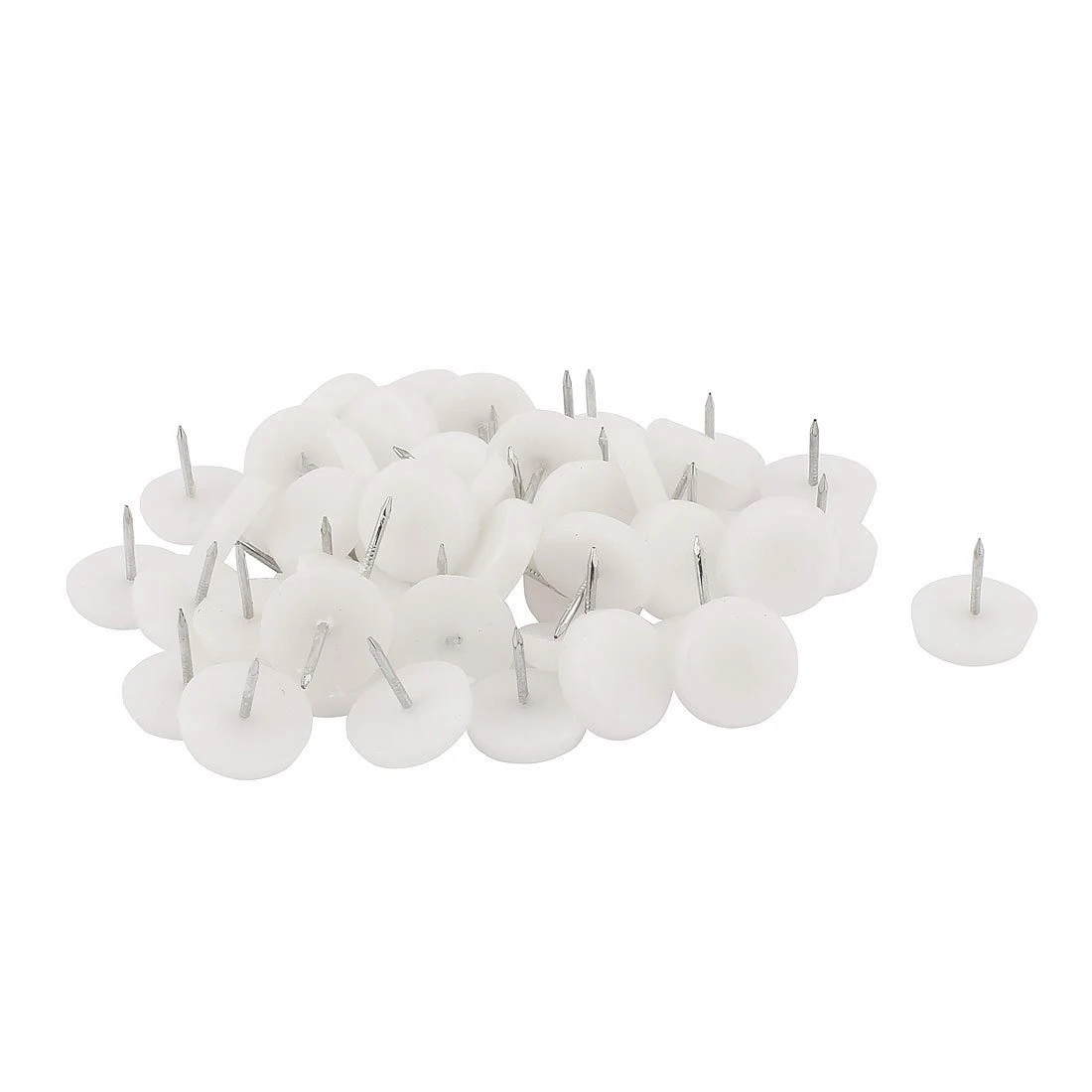 

Table sofa foot floor slide slider pad nail protection 22mm diameter 50 pieces
