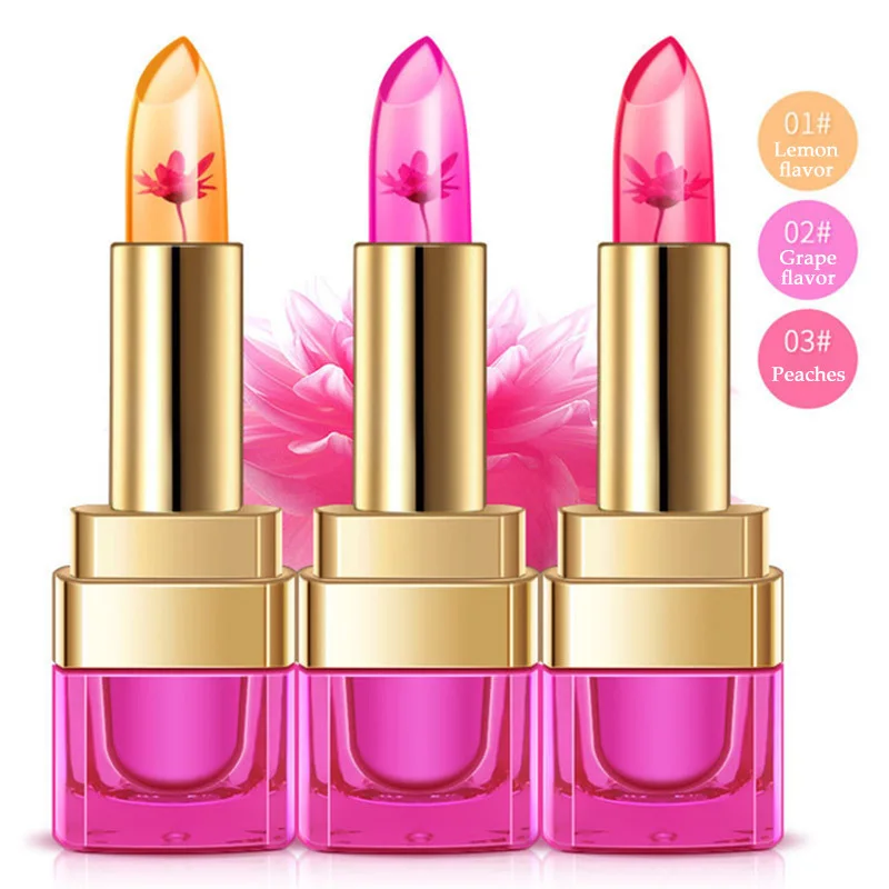 

BIOAQUA Mexican Daisy Jelly Lip Balm Temperature-changed Lipstick Waterproof Moisturizer Long Lasting Repair Wrinkles Lip Care