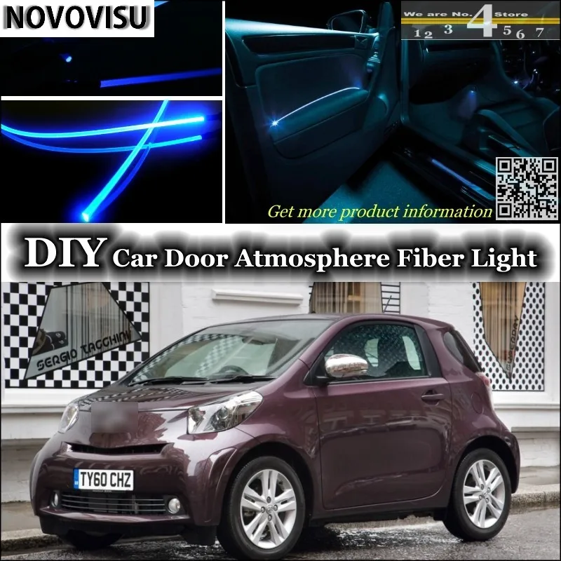 

NOVOVISU For TOYOTA iQ For Scion iQ For Aston Martin Cygnet interior Ambient Light Tuning Atmosphere Fiber Optic Band Lights