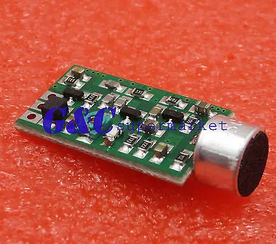 

Mini FM Transmitter Module 88MHZ-108MHZ Mini Bug Wiretap Dictagraph Interceptor wiretapping Module