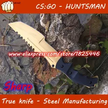 MUKASZ Охотник Золотой CS ХОДУ Counter Strike Черный Karambit Нож Шеи Нож с Оболочкой Паутина Реальная игра Фабрика Оптовая KA-A9