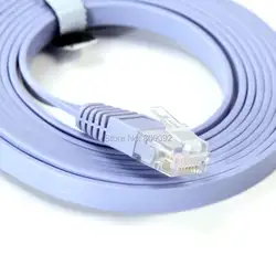 Высокое качество нового CAT6 RJ45 плоский кабель UTP 10/100/1000 Mbps Ethernet сетевой кабель для маршрутизатора DSL модем