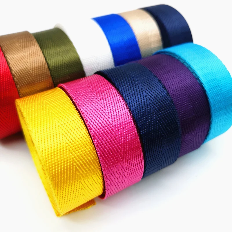 2 Yards 20mm High Quality Strap Nylon bing Herringbone Pattern